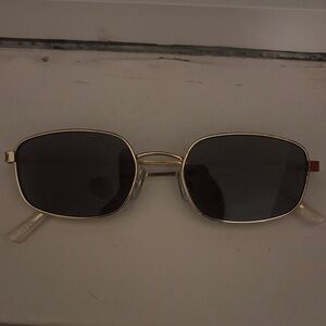 Stylish Gold and Black Sunglasses